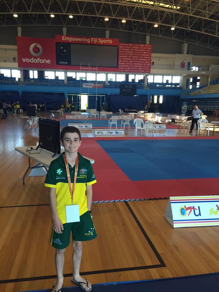 Taekwondo champion Sam Evans