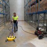 High pressure cleaning